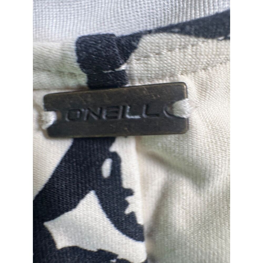 O’Neill Women’s Floral Surf Suit One Piece Swimsuit L Black White Long Sleeve - Picture 7 of 12